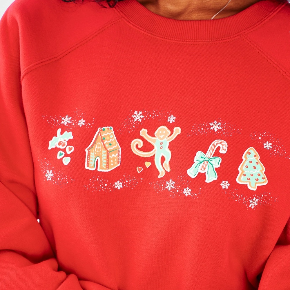 Roller Rabbit Gingerbread Party Crewneck - Picture 4 of 4